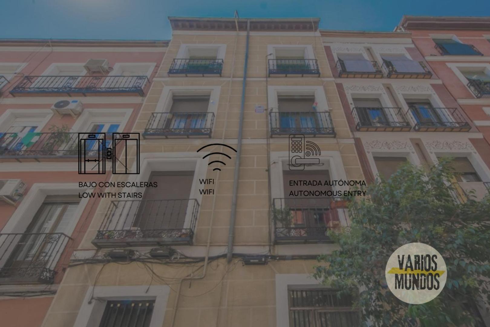 Cool Duplex Bajo Apt 7Pax Cerca De Tirso De Molina E2 Madrid Extérieur photo